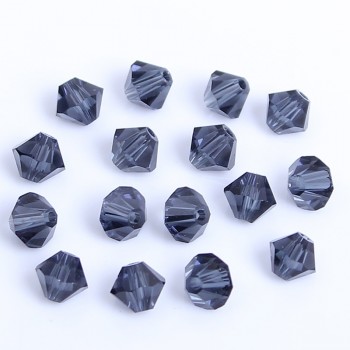 3/4/6mm Czech Bicone Crystal Beads for Jewelry Making Diy Supplies Mix Color Spacer Glass Beads Wholesale