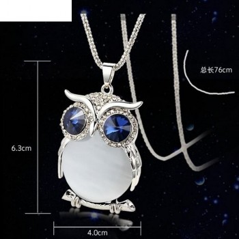 OTOKY Owl Pendant Sweater Chain Long Necklace Jewelry Necklaces Pendants For gift Drop Shipping Jan24