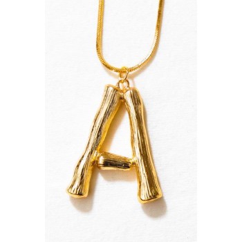 2019 New Big Letter Necklace Women Statement Gold Color Alphabet Long Necklace Trendy Jewelry Best Friend Gift Pendants Bijoux
