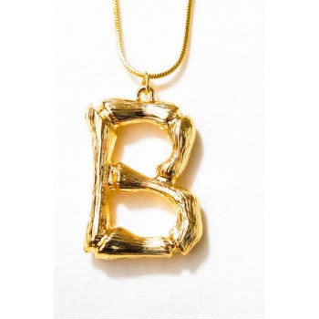 2019 New Big Letter Necklace Women Statement Gold Color Alphabet Long Necklace Trendy Jewelry Best Friend Gift Pendants Bijoux