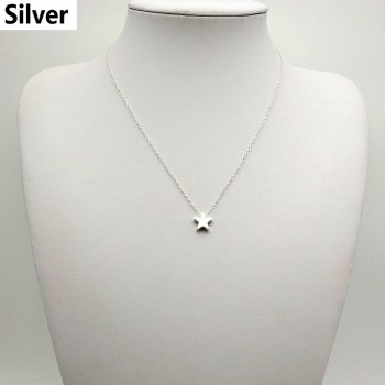 2018 New Fashion Short Link Chain Necklace amp; Pendant Gold / Silver Color Star Chokers Necklace for Women Bohemian Jewelry Gift