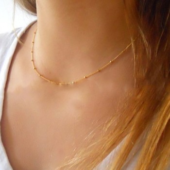 Fashion Jewerly Women Gold Silver 7 Stars Choker Necklace Pendant On Neck Hot Selling  Bead Collier Femme