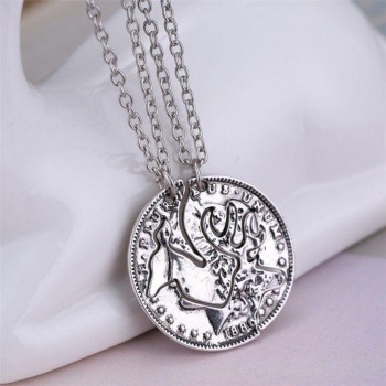 Stylish Jewelry Couple merge Gift Fashion Vintage Antique Elk Deer Long Maxi Necklaces amp; Pendant Statement men Women love Gift