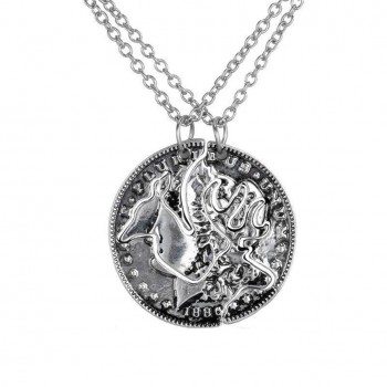 Stylish Jewelry Couple merge Gift Fashion Vintage Antique Elk Deer Long Maxi Necklaces amp; Pendant Statement men Women love Gift