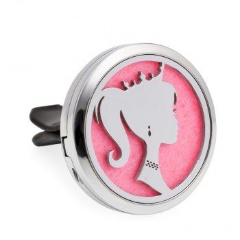 Angel Wings Cat Mermaid Flower 30mm Magnet Car Diffuser Locket Vent Clip Essential Oil Aromatherapy Perfume Locket 10pcs Pads