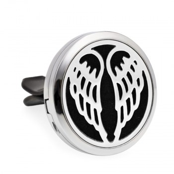 Angel Wings Cat Mermaid Flower 30mm Magnet Car Diffuser Locket Vent Clip Essential Oil Aromatherapy Perfume Locket 10pcs Pads