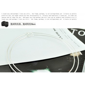2018 New brand Genuine Solid 925 Sterling Silver Torques, necklace for women jewelry,Ladys torques rope chain collar