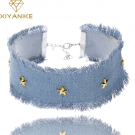 XIYANIKE New Arrival 2017 Big Brand Hot Sale Fashion Wild Cowboy Necklace Choker Jewelry For Women Necklaces amp; Pendants XY-N294