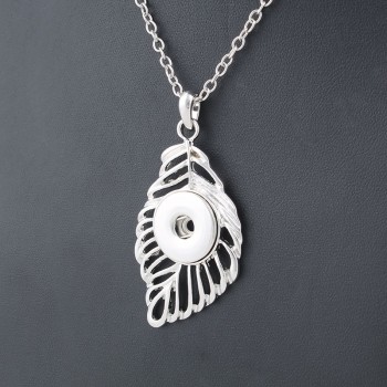 NEW Trendy Style Xinnver Snap Necklace amp; Pendant With Link Chain Fit 18mm Snap Button Jewelry For Women ZG114