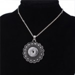 2016 Time-limited Hot Sale Antique Necklace Snap Button Jewelry Newest Pendant Necklace fit 18mm Snaps ZG118