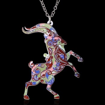 European Necklace Pendant Second Gram Force Heat Transfer Necklace Fashion Animal Sweater Chain Necklace