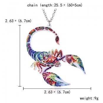 European Necklace Pendant Second Gram Force Heat Transfer Necklace Fashion Animal Sweater Chain Necklace