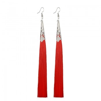 LOVBEAFAS Long Tassel Earrings For Women 2019 Fashion Jewelry Boho Drop Fringe Vintage Statement Bohemian Earrings Pendientes
