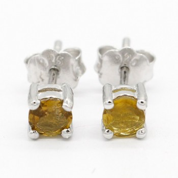 925 Sterling Silver Women Earrings Fashion Simple Gold Zircon Earrings Punk Style for Women Girls Party Wedding Jewelry Gift