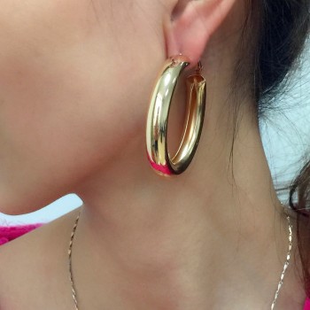MANILAI 50mm Diameter Wide Alloy Punk Hoop Earrings Fashion Jewelry Statement Earrings For Women 2018 Brincos Wholesale Gift