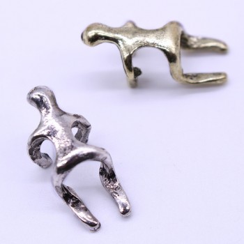 Promotion! Cute UK Hot Silver/ Gold Earrings Ear clip Climbing Man Naked Climber Ear Cuff Helix Ear clip Cartilage Earrings