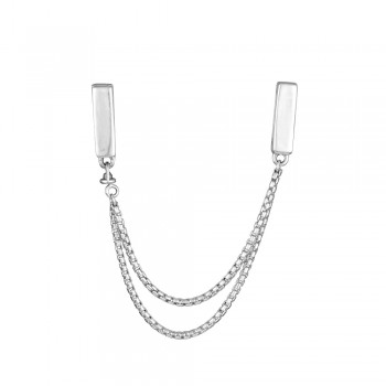 Fits Pandora Charms Bracelets 925 Sterling Silver Jewelry Reflexions Floating Chains Safety Chain Original Beads Jewelry Making
