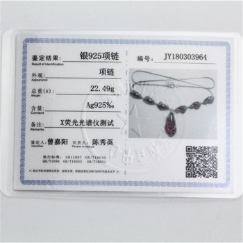 ZHJIASHUN Royal Gemstone Garnet 925 Sterling Silver Necklace Chain Women Jewelry Wedding Birthday Gift