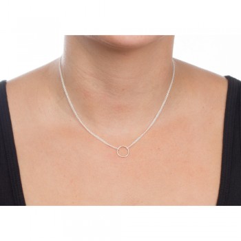 karma Double chain Circle necklace alloy Pendant necklace Clavicle Chains Statement Necklace Women FOMALHAUT Jewelry