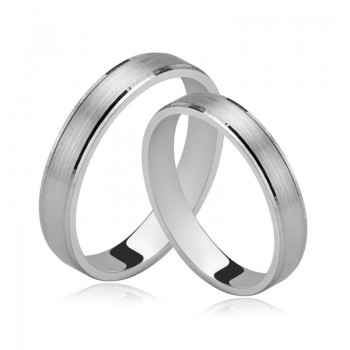 OMHXZJ Wholesale European Fashion Woman Man Party Wedding Gift Silver Simple Lovers 925 Sterling Silver Ring RR205