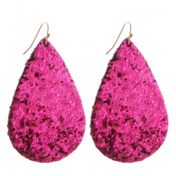 NeeFu WoFu Earring flash Leather Alloy Drip Large Long Water Drop Big Earrings Woman stick Brinco Ear Oorbellen Christmas Gift