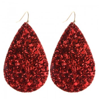 NeeFu WoFu Earring flash Leather Alloy Drip Large Long Water Drop Big Earrings Woman stick Brinco Ear Oorbellen Christmas Gift
