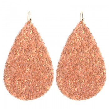 NeeFu WoFu Earring flash Leather Alloy Drip Large Long Water Drop Big Earrings Woman stick Brinco Ear Oorbellen Christmas Gift