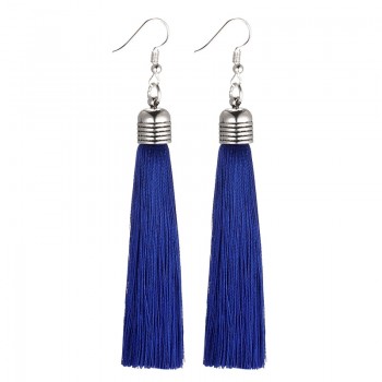LOVBEAFAS Ethnic Fringe Tassel Earrings For Women Jewelry Bohemian Drop Long Pendientes Thread Statement Vintage Earrings