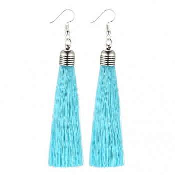 LOVBEAFAS Ethnic Fringe Tassel Earrings For Women Jewelry Bohemian Drop Long Pendientes Thread Statement Vintage Earrings