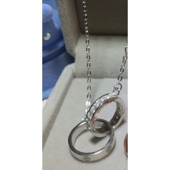 2019 New Fashion Wedding Jewelry Interlocking necklace Crystals from Swarovski female Zircon Woman Party