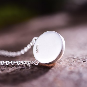 Lotus Fun Real 925 Sterling Silver Designer Fine Jewelry Natural Candy Color Gemstones Classic Round Pendant Necklace for Women