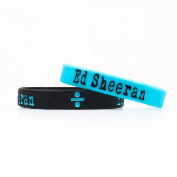 2 Colors High Quality Ed Sheeran Silicone Bracelets Popular Silicone Wristband Classic Jerwerly England Pop Singer