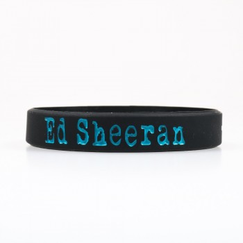 2 Colors High Quality Ed Sheeran Silicone Bracelets Popular Silicone Wristband Classic Jerwerly England Pop Singer