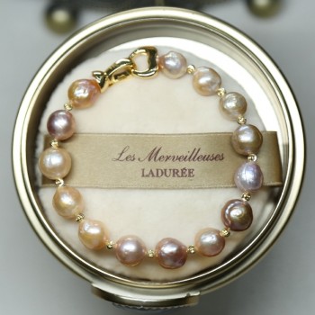 BaroqueOnly THREE WAYS CAN WEAR Mixed-colour Baroque Natural Freshwater Pearl Necklace sweater chain 2018 new arrival