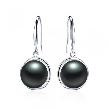 Best Price 925 Sterling Silver Earrings For Women High Quality 9-10mm Natural Freshwater Pearl jewelry 3 colors stud earrings