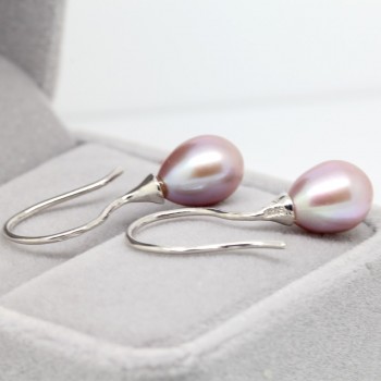 Fashion natural jewelry Freshwater pearl Earrings For Women 925 sterling Silver pearl Earrings Jewelry wedding party gift