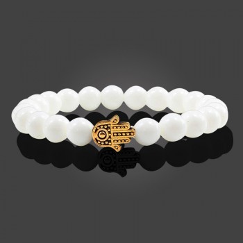 Charms Men Black Lava Matte Beads Natural Volcanic Stone Bracelets Bangles Women Yoga Prayer Jewelry Gold Sliver Hand Bracelet
