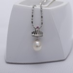 2019 Sale 925 Silver Pendant Crown pendant 6-7mm Drop Water Pearl Freshwater Pearl Pendant Jewelry