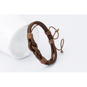 Bobo Cover 2017New Fashion Leather Womens Mens Charm Bracelets Girls Handmade Weave Charm  Bracelets Black Trend street