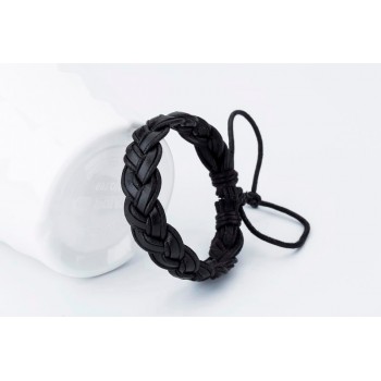 Bobo Cover 2017New Fashion Leather Womens Mens Charm Bracelets Girls Handmade Weave Charm  Bracelets Black Trend street