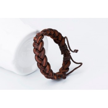 Bobo Cover 2017New Fashion Leather Womens Mens Charm Bracelets Girls Handmade Weave Charm  Bracelets Black Trend street