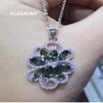 KJJEAXCMY boutique jewelry,Womens natural sapphire necklace pendants, jewelry, S925 sterling silver wholesale