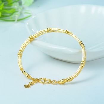 Fashion Bangle Gold Wedding Gold Jewelry Bracelet LOVE Letter Female Bracelet Bangle Faux White Stone Jewelry Pulseira Feminina