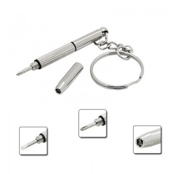 New fashion Multifunctional Outdoor Combination Tool Screwdriver Portable Mini Utility Pocket Multi Tool Keychain Key Ring Clasp
