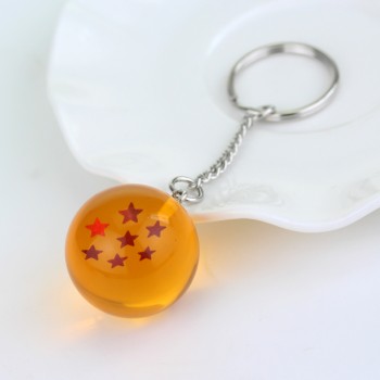 Japanese Cartoons Dragon Ball Z 7 Stars Balls Keychain Figures Toys Key Chain Pendant Car Gifts Accessories