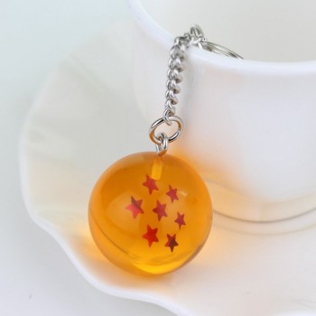Japanese Cartoons Dragon Ball Z 7 Stars Balls Keychain Figures Toys Key Chain Pendant Car Gifts Accessories