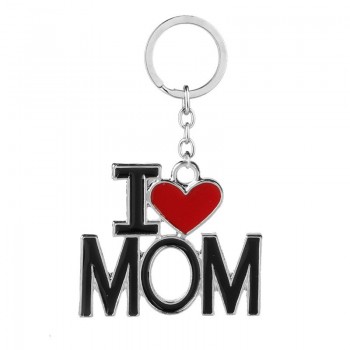 Fashion Family MOM Keychains Accessories Metal Keychain Mother Father s Day Gift Valentine s Gift I Love Dad and PaPa Keychain