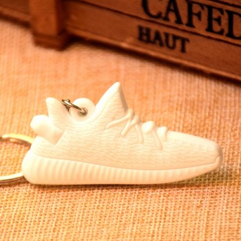 Mini Silicone SPLY-350 V2 Shoes Keychain Woman Bag Charm Men Kids Key Ring Gift Sneaker Key Chain Acessorios Porte Clef