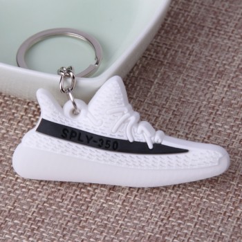 Mini Silicone SPLY-350 V2 Shoes Keychain Woman Bag Charm Men Kids Key Ring Gift Sneaker Key Chain Acessorios Porte Clef