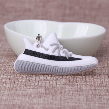 Mini Silicone SPLY-350 V2 Shoes Keychain Woman Bag Charm Men Kids Key Ring Gift Sneaker Key Chain Acessorios Porte Clef